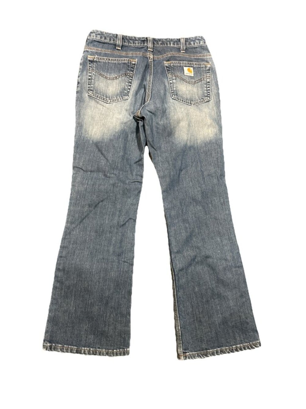 Carhartt Jeans Women Size 10x28 ACTUAL MENS 31x28 90's Faded Traditional Fit - Picture 7 of 9